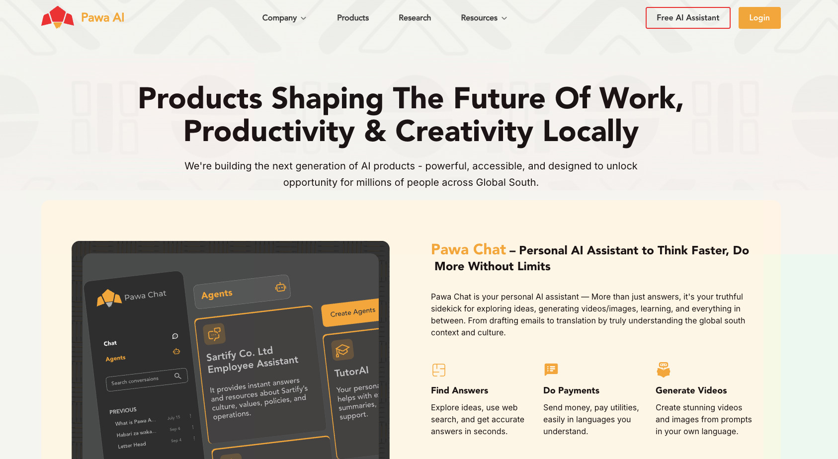 Products - Explore Our Products Ecosystem | Pawa AI